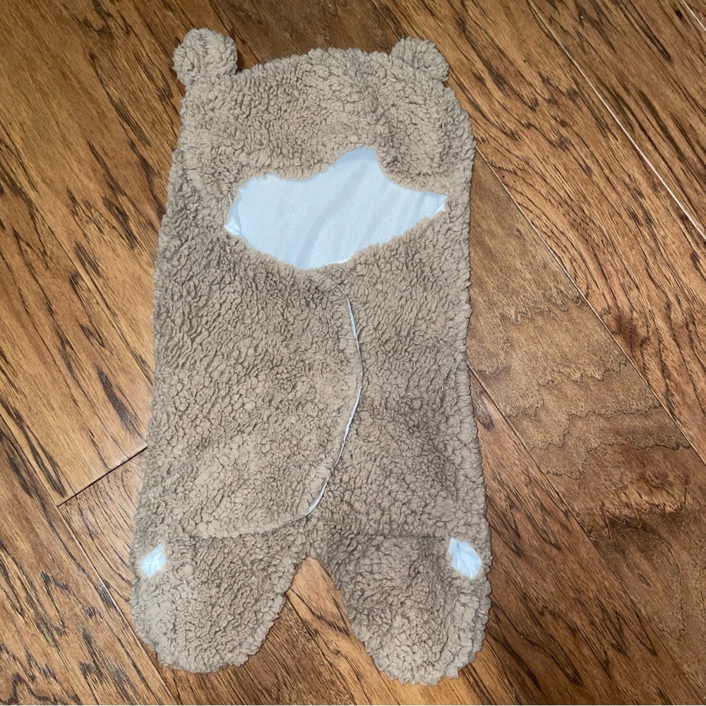 Winter baby bear wrap